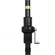 Pemberly Row 11' Black Aluminum Pole Patio Umbrella in Performance Fabric Macaw