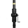 Pemberly Row 11' Black Aluminum Pole Patio Umbrella - Performance Fabric Yellow