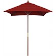 Pemberly Row 6' Patio Umbrella in Performance Fabric Jockey Red