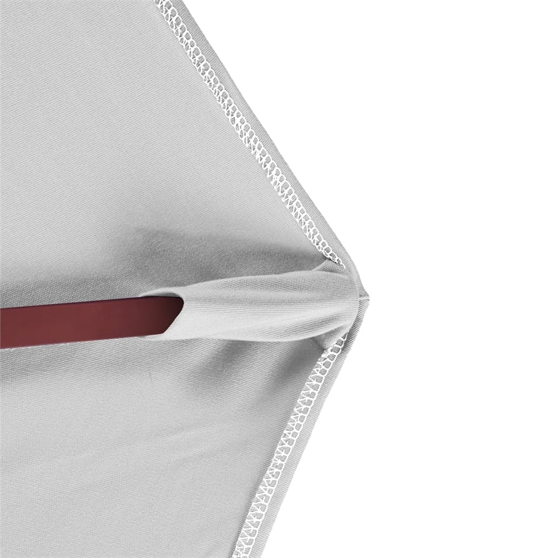 Pemberly Row 7.5' Push Lift Wood Pole Patio Umbrella - Performance Fabric Mango