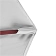 Pemberly Row 7.5' Push Lift Wood Pole Patio Umbrella - Performance Fabric Mango