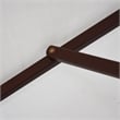 Pemberly Row 9' Push Lift Wood Pole Patio Umbrella in Performance Fabric Taupe