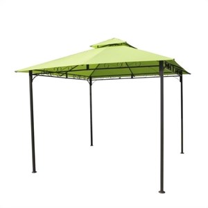 Pemberly Row Contemporary Outdoor Canopy Gazebo in Lime Green