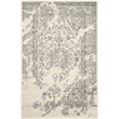 Pemberly Row Contemporary Polypropylene Ivory Area Rug - 6' x 9'