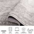 Pemberly Row Contemporary Polypropylene Ivory Area Rug - 11' x 15'