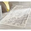Pemberly Row Contemporary Polypropylene Ivory Area Rug - Runner 2'6