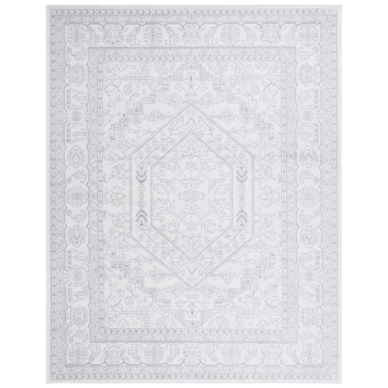 Pemberly Row Contemporary Polypropylene Ivory Area Rug - 10' x 14'