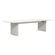 Pemberly Row Contemporary 10' Conference Table in Sea Salt Finish