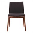 Pemberly Row Contemporary Dining Chair in Black - Set Of Two