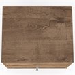 Pemberly Row Modern 2-Drawer Wood Nightstand 2.0 in Rustic Brown