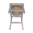Pemberly Row Wood Counter Height Stool in Washed Gray Taupe - 24