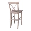Pemberly Row Modern X-Back Bar height Stool - 30