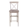 Pemberly Row Modern X-Back Bar height Stool - 30