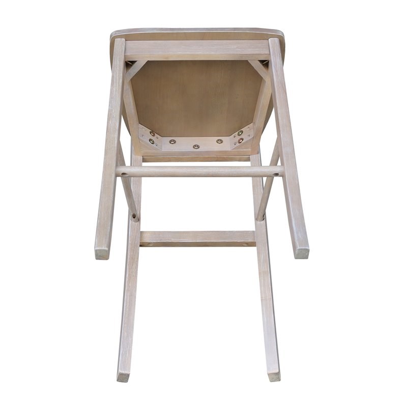 Pemberly Row Modern X-Back Bar height Stool - 30