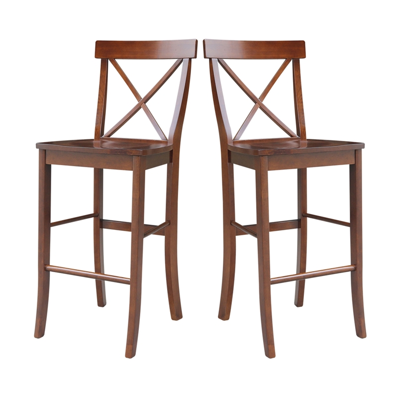 Pemberly Row X-Back Bar height Stool - 30