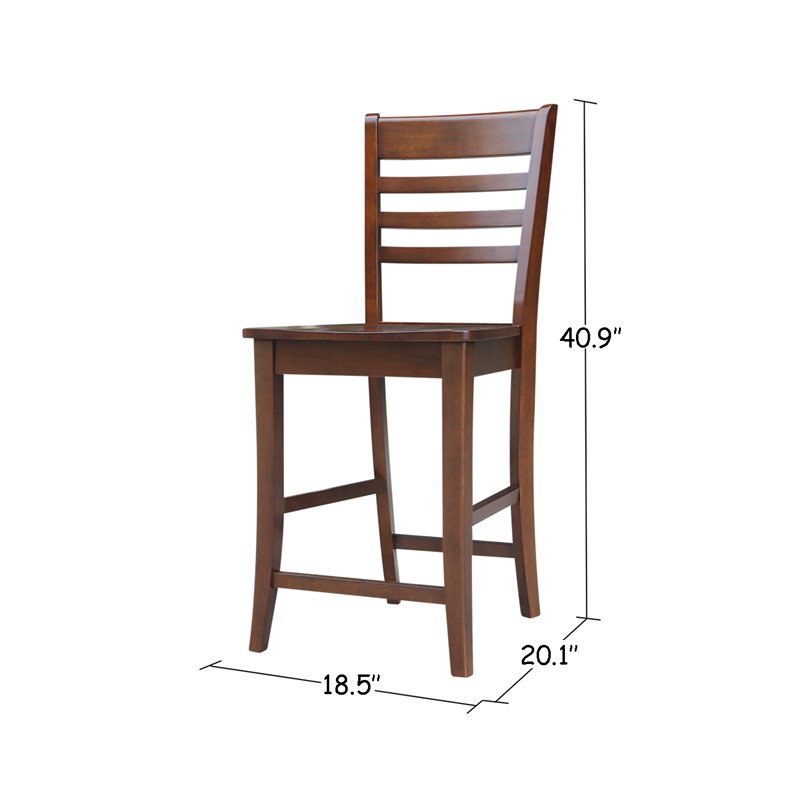 Pemberly Row Modern Roma Counter height Stool - 24