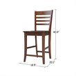 Pemberly Row Modern Roma Counter height Stool - 24