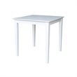 Pemberly Row Contemporary Solid Wood Top Table - Dining Height