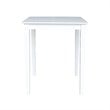 Pemberly Row Contemporary Solid Wood Top Table - Counter Height
