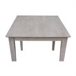 Pemberly Row Contemporary Solid Wood Top Table - Dining Height