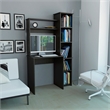 Pemberly Row Contemporary Desk Engineered Wood Desks in Black