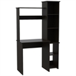 Pemberly Row Contemporary Desk Engineered Wood Desks in Black