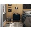 Pemberly Row Modern 2-Drawer Wood Nightstand in Midnight Blue