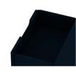 Pemberly Row Modern 2-Drawer Wood Nightstand in Midnight Blue