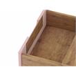 Pemberly Row 2-Drawer Wood Nightstand in Rose Pink & Natural