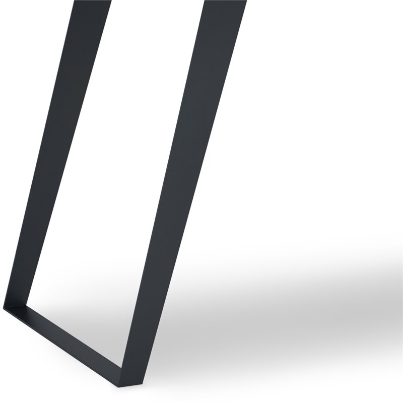 Pemberly Row Modern Solid Acacia Wood Writing Desk in Golden Wheat