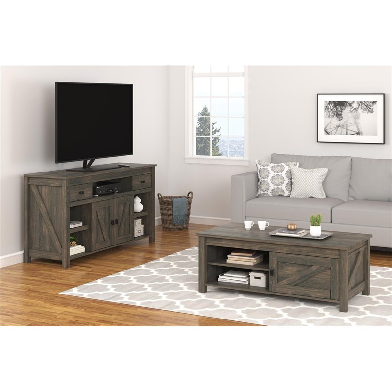 Pemberly Row Modern TV Stand for TVs up to 60