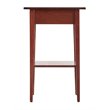 Pemberly Row Contemporary Manufactured Wood 1 Drawer Nightstand in Cherry