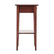 Pemberly Row Contemporary Manufactured Wood 1 Drawer Nightstand in Cherry