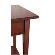 Pemberly Row Contemporary Manufactured Wood 1 Drawer Nightstand in Cherry