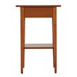 Pemberly Row Contemporary Manufactured Wood 1 Drawer Nightstand in Oak