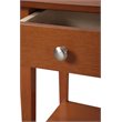 Pemberly Row Contemporary Manufactured Wood 1 Drawer Nightstand in Oak
