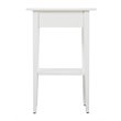Pemberly Row Contemporary Manufactured Wood 1 Drawer Nightstand in White
