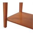 Pemberly Row Contemporary Manufactured Wood 2 Drawer Nightstand in Oak