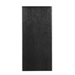 Pemberly Row Contemporary Wood 6 Drawer TV Stand in Black Finsih