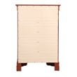 Pemberly Row Contemporary 5 Dovetailed Drawers Chest in Cherry