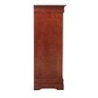 Pemberly Row Contemporary 5 Dovetailed Drawers Chest in Cherry