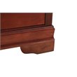 Pemberly Row Contemporary 5 Dovetailed Drawers Chest in Cherry