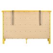Pemberly Row Contemporary Engineered Wood 8 Drawer Dresser in Yellow