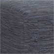 Pemberly Row Boho Square Pouf in Dark Blue Woven Genuine Leather