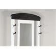 Pemberly Row 4-hook Farmhouse Wood Hall Tree in White / Dark Brown