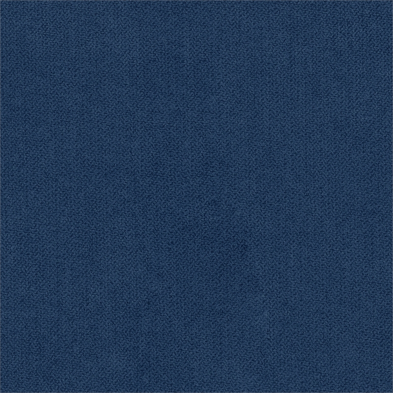 Pemberly Row Modern Fabric Upholstered Love Seat in Blue Color