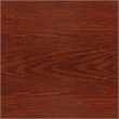 Pemberly Row Mid-Century Wood Metal Turntable Stand in Paprika