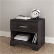 Pemberly Row Contemporary Wood Nightstand in Gray Oak Finsih