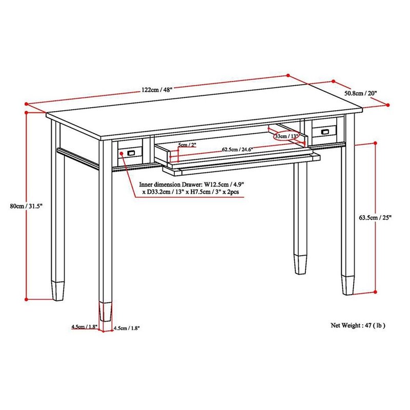 Pemberly Row Wood Transitional 48
