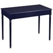 Pemberly Row Contemporary Farmhouse 2 Drawer Writing Desk in Navy